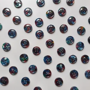 Midnight Garden Button Set - 17 mm