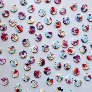 Hubble Bubble Button Set - Fleiri stærðir