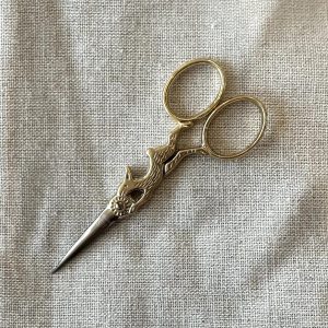 Skæri  - Gylltur héri