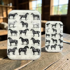 Study of Horses Notions Tin
